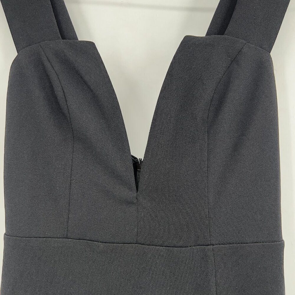 Lulus Black Deep V-Neck Sleeveless Cocktail Formal Maxi Dress Size Small NWT - Picture 3 of 13